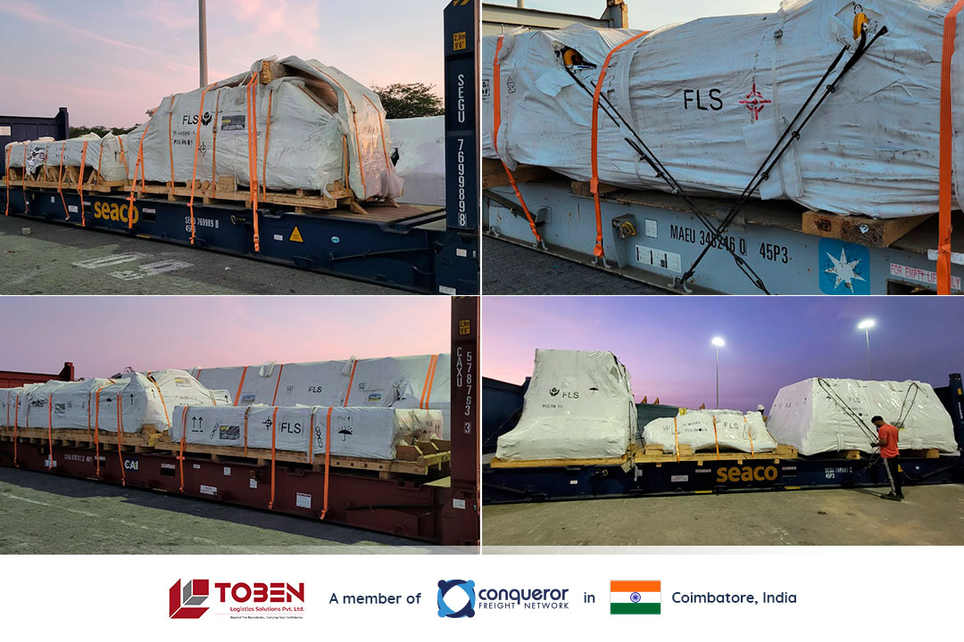 Image of OOG shipment of mining equipment 