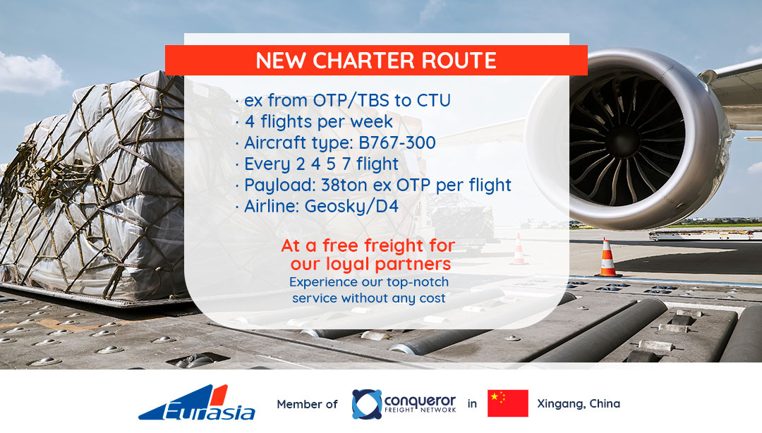 New charter route by Great Master Logistics
