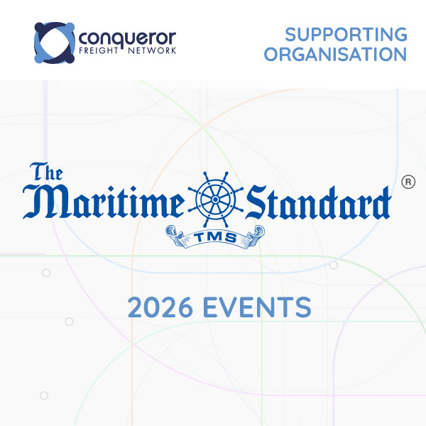 Conqueror Freight Network Becomes Supporting Organisation of The Maritime Standard 2026 Events